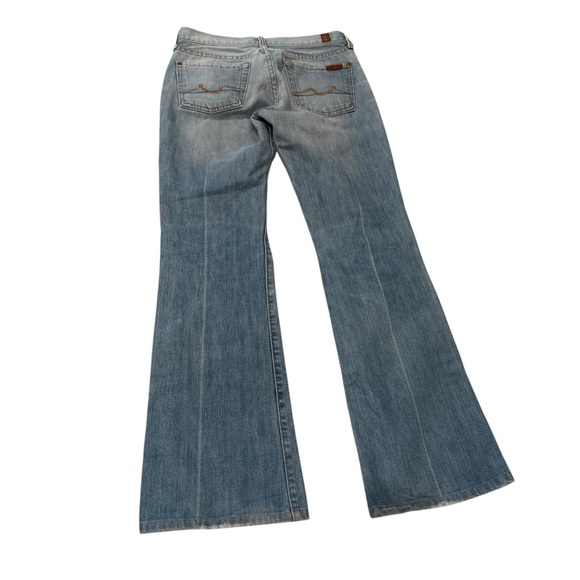 7 For All Mankind Y2K Blue Bootcut Jeans size 26 - Picture 2 of 9